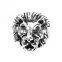 Wholesale Zinc Based Alloy Lion Animal Antique Silver Spacer Beads