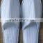 white disposable slipper with waffle farbic for hotel use