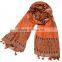 2017 simple new design 90x180cm cotton scarf