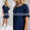 High Like Planes Shift Dress In Navy