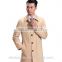 Spring and autumn style mens middle longth single breasted business casual thin wind coat