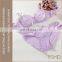 Comfortable anti-bacterial lace cotton nursing ladies lace bra set