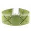 Suede Leather Cord Cross Choker Collar Necklace