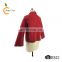 Double face pu Hand stitchied snap buttons custom bomber red jackets