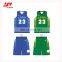 Heat transfer reversible digital printing basketball jersey color blue