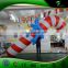 Custom Interesting Inflatable Advertising Model, Sugar Cane/ Plastic Candy Cane for Sale
