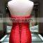 1A766 Real Picture Junoesque Off shouder mermaid sheath red evening dress 2016 new design