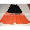 Women's Designer Handmade Cotton Orange Printed Skirt girls wear long Dress party Wear