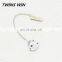 Free samples japan school popular stationery promotional gift design cartoon owl shaped magnet bookmark metal