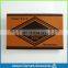 Hot sell custom embossed effect patch leather label for jeans