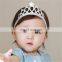  express kid hair jewelry elastic hair band nice hollow crown headband