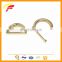 factory price metal movalbe D shaped mountaineering buckle