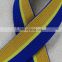 Fashionable design gold and blue elastic band, elastic ribbon wholesale