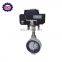 2 inch aluminium manual handles wafer butterfly valve