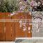 Cheap Corten Steel Decorative Flower Garden Fence Fencing
