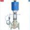 Electric temperature control valve for water/oil/gas