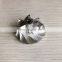 TD0435 10T-SB 35.50/49.00mm 6+6 blades Turbo Milling/billet compressor wheel for 49135-04000