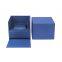 New Special Design And Custom Blue Paper Watch Package Box With PU Leather Watch Pillow