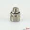 M32 STAINLESS STEEL 304 STRAIGHT FLEXIBLE CONDUIT CONNECTOR CNC MACHINED