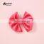 New children's hair accessories soft velvet baby hairpin 21 color fan-shaped bow princess hairpin