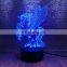 Touch Control 3D LED Night Light Unicorn Shape Table Desk Lamp Xmas Home Decoration