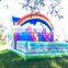 China Inflatable Rainbow Slide Jumping Castle Bouncer For Kids