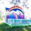 China Inflatable Rainbow Slide Jumping Castle Bouncer For Kids