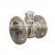 Factory Customized DIN ANSI JIS stranard 4 inch flanged stainless steel ball valve