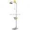 Laboratory fittings wall-mount emergency shower double eye wash
