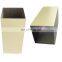 Standard size powder coated extruded square aluminum profile extrusion