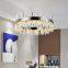 Modern crystal Chandeliers Home Hanging Light Fixtures stainless steel K9 crystal pendant crystal lamp