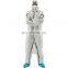 Nonwoven Disposable Coverall Harmat Suits PPE Medical Protection Coverall Suit With Tape
