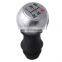 5 Speed Manual Gear Shift Knob Matte Silver Lever Shifter Gear Stick For Peugeot 106 206 306 406 107 207 307 407
