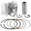 Factory supply CG125 engine parts racing piston rings kit motorcycle piston set