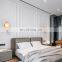 New Design Nordic LED Irregular Stone Shape Wrought Iron Glass Wall Lamp For Home