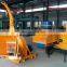 Hot Selling Mobile Wood Chipper Forestry Wood Waste Crusher Electric Wood Branch Chipper