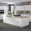 Australia style white lacquer kitchen cabinets with island bench