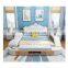 For Prefab House Modern Leather Fabric Furniture Beds Multifunction Storage With Massage Music Leather Beds