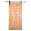 white oak wood bathroom partition wall single panel sliding door