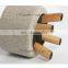 European-Style Ottoman Fabric Living Room Wooden shoes changing stool