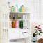 Modern Washroom Furniture Over the Toilet  White Wooden Bathroom Cabinet