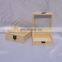 Custom Logo Cheap Wooden Box Hinge Lid Wood Keepsake Gift Boxes