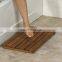 High quality Teak Bath Non Slip Bath shower SPA Mat Bathroom Door Mat Teak wood bathroom mat