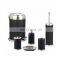 Bathroom accessories set black custom color small metal pedal bin and toilet brush with holder sets