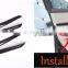 4Pcs For Mercedes benz W222 S Class S320 Car-styling ABS Dark Wood Grain Interior Door Decoration Strips Trim