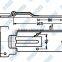 01167 Van truck trailer body rear door hinge