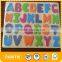 2015 popular letters puzzle games for little Child Natural wood educational puzzle