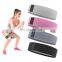 Yoga Booty Bands 3-Piece For Leg Thigh Butt Squat Hip Fitness Resistance Bands Exercise Workout Set Fabric Loop