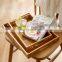 Hot Selling New Design Durable Kitchen Organic Bamboo Food Serving Platter Tray Set