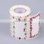 China Manufacturer Custom Logo Printing Roll Self Adhesive Vinyl Transparent Labels Gold Foil Self Adhesive Private Sticker